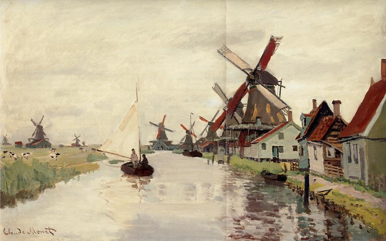 Windmills in Holland 1871